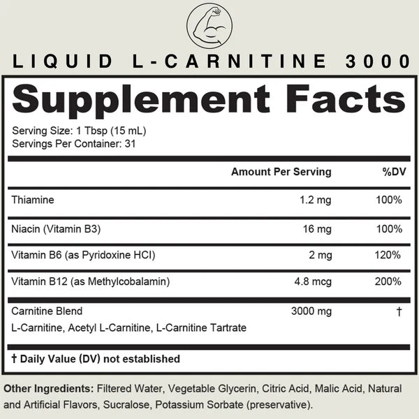 RIVANT™ LIQUID L CARNITINE ENERGY & FAT LOSS