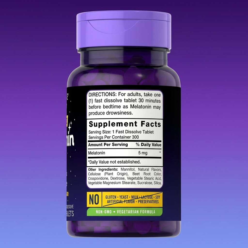 Rivant Fast Dissolve Melatonin 5mg