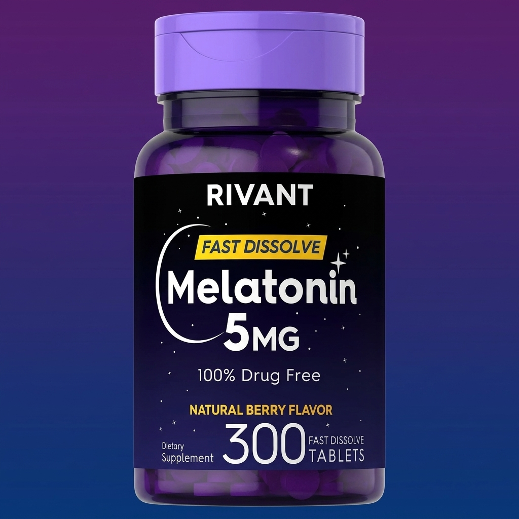 Rivant Fast Dissolve Melatonin 5mg
