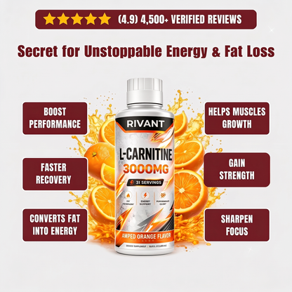 RIVANT™ LIQUID L CARNITINE ENERGY & FAT LOSS