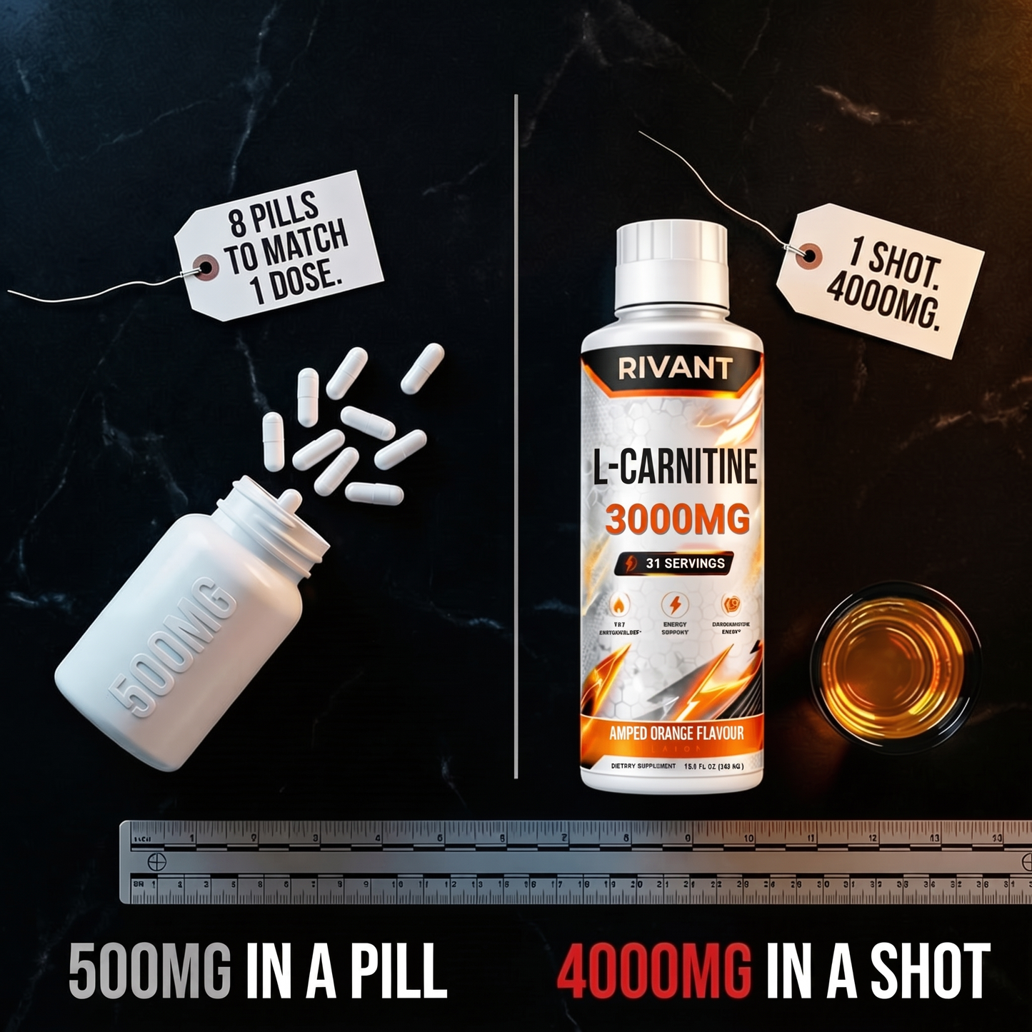 RIVANT™ LIQUID L CARNITINE ENERGY & FAT LOSS